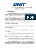 Estudo de Viabilidade Técnica, Economica e Ambiental - DNIT