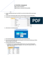 APS Access Database Portfolio Assignment: Details