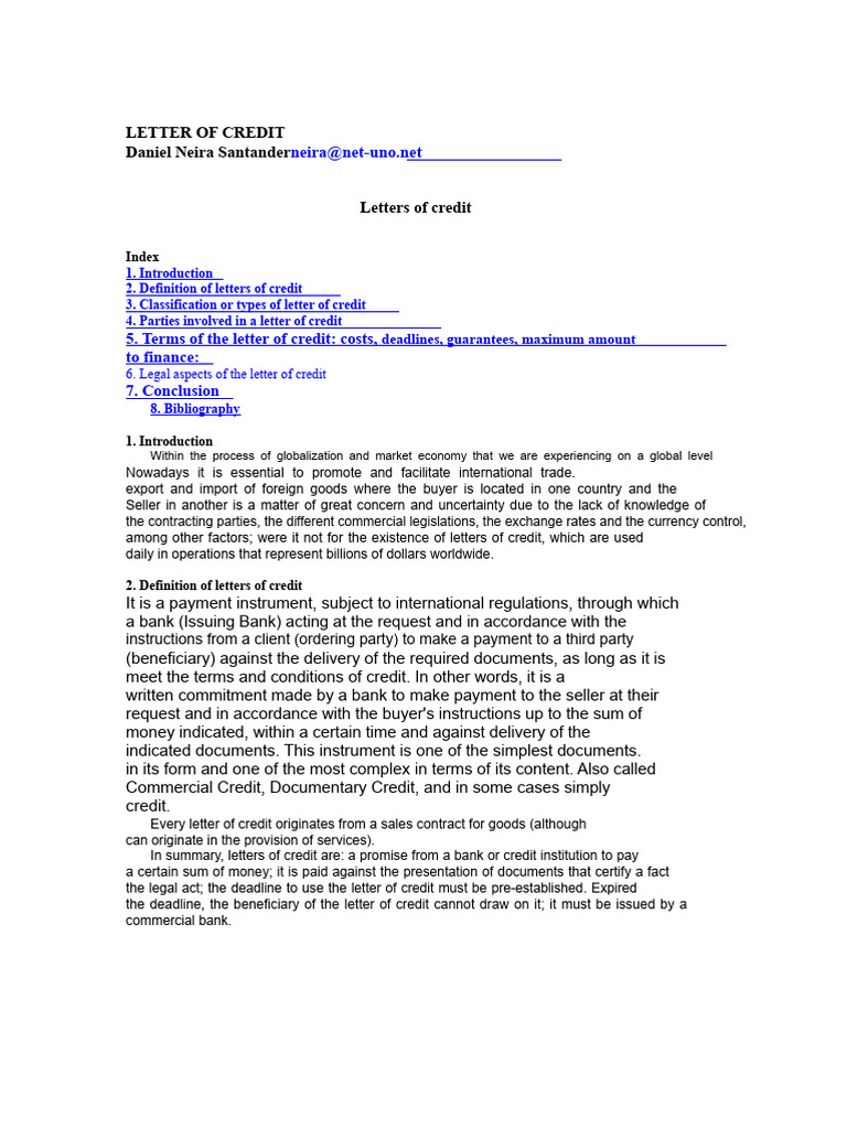Understanding Letters of Credit | PDF | Letter Of Credit | Banking