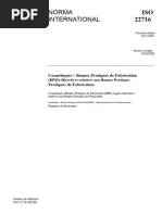 Bonnes Pratiques de Fabrication ISO 22716 | PDF | Organisation ...