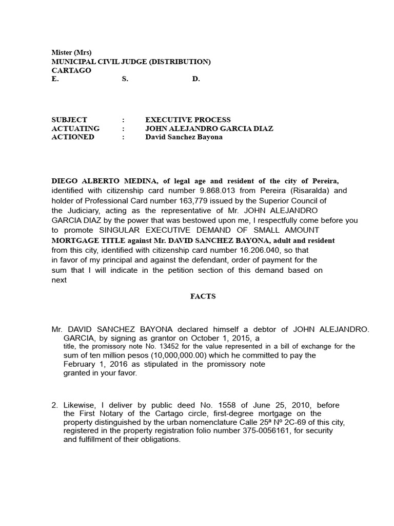 Executive Demand Bill of Exchange | PDF | Promissory Note | Common Law