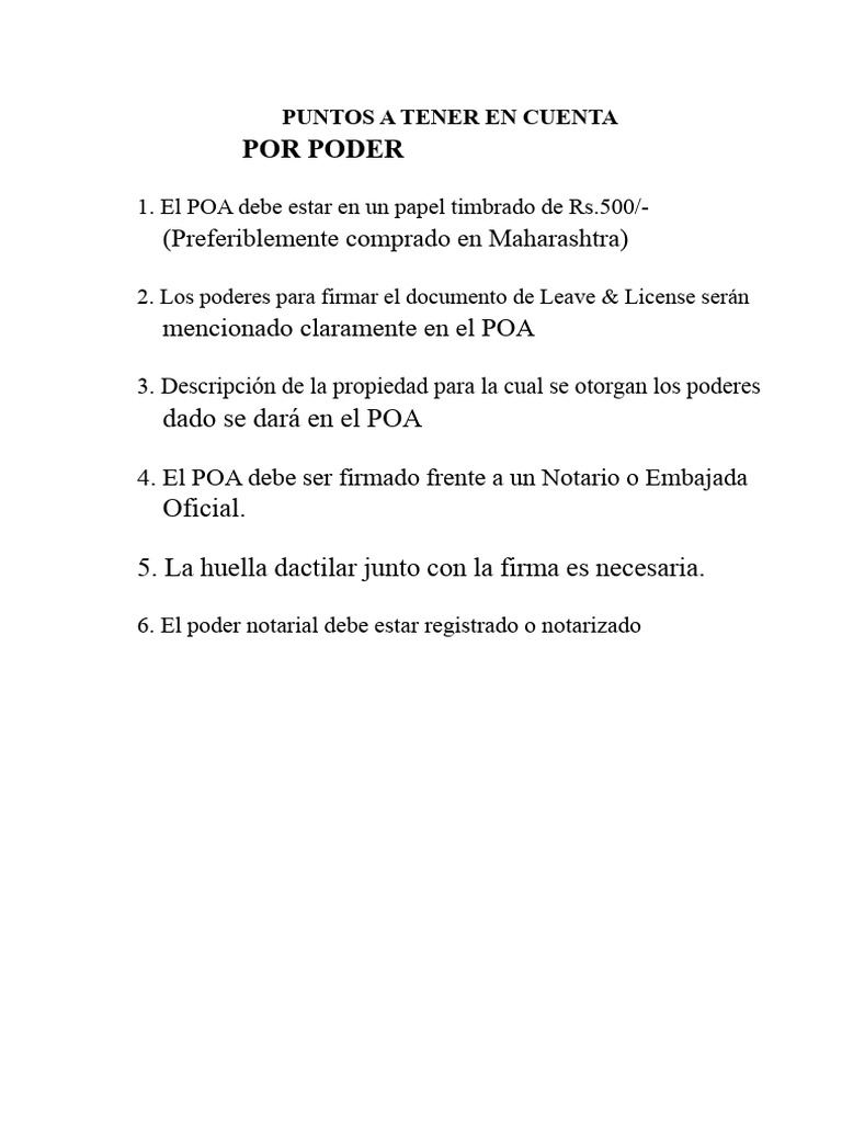 Formato de Poder Notarial | PDF | Justicia | Crimen y violencia