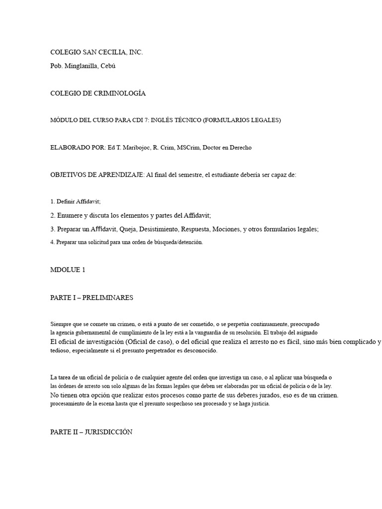 Módulo Cdi 7 | PDF | Jurisdicción | Fiscal