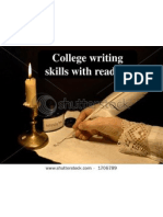 College Writing Skills With Reading