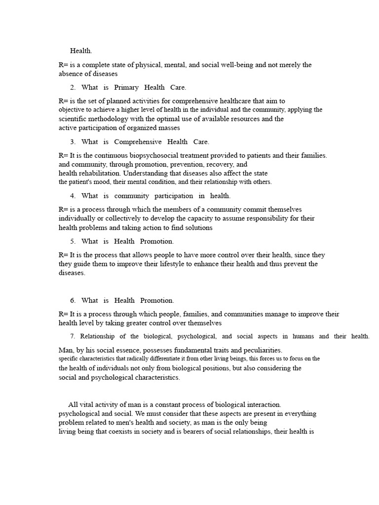 1st APS EXAM - STUDY THIS BCRRROOOOO | PDF | Communication | Health ...