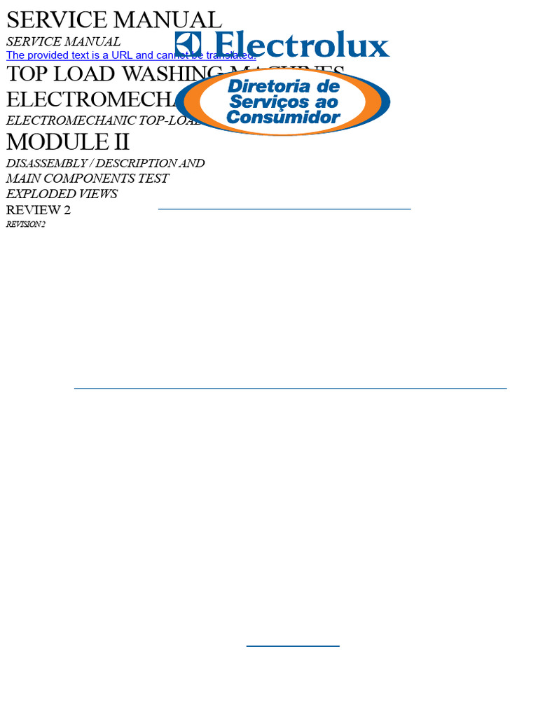Top Load Washing Machine Service Manual | PDF | Washing Machine | Switch
