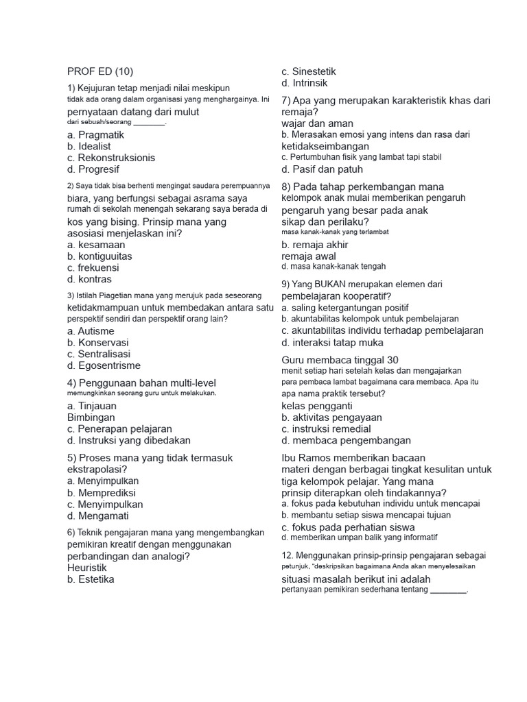 Prof Ed9 | PDF