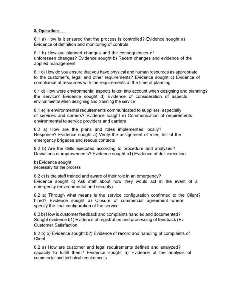 Operations Management and Compliance Guide | PDF | Verification And ...