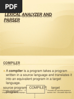 Lexical Analyser Parser