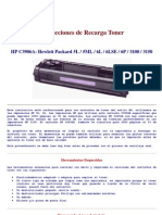 Instrucciones de Recarga Toner