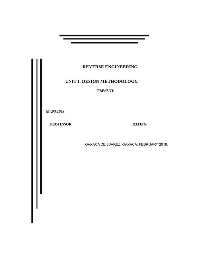 Reverse Engineering Design Methodology | PDF | Engineering | Apple Inc.