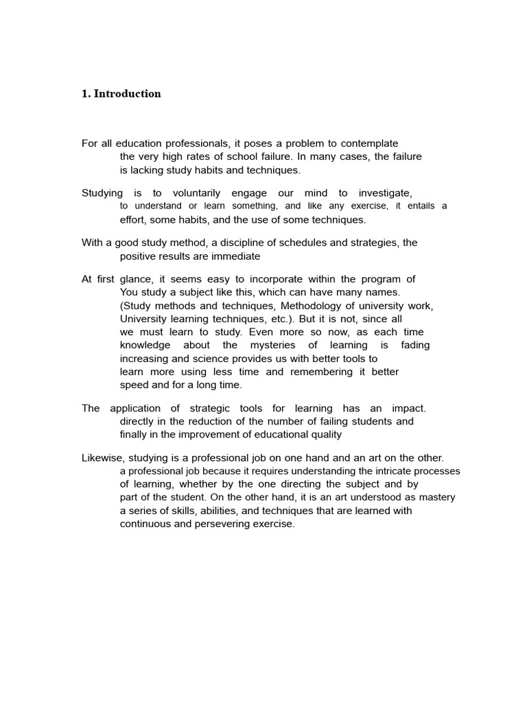 Effective Study Techniques for Success | PDF | Inductive Reasoning ...