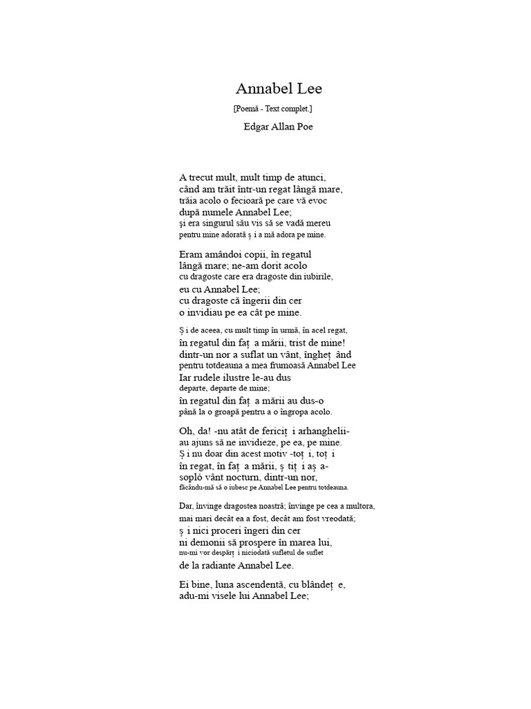 Annabel Lee | PDF