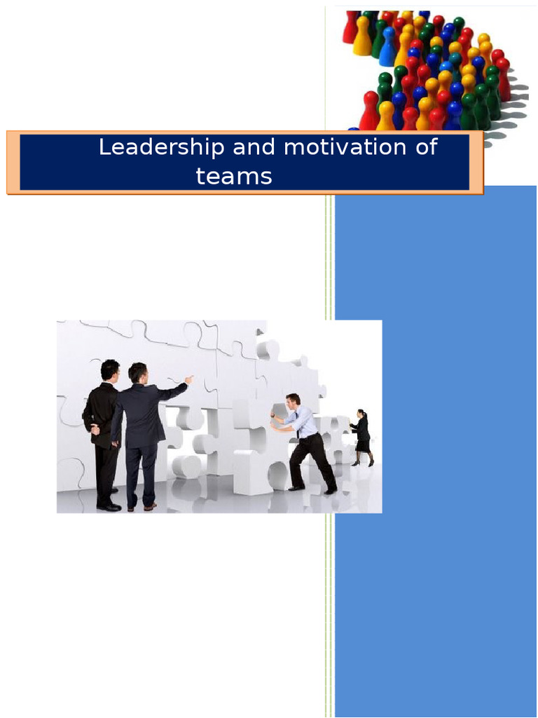 Leadership and Team Motivation Guide | PDF | Leadership | Motivational