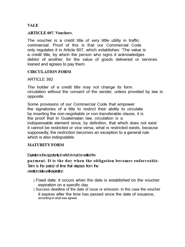 Understanding Credit Titles and Vouchers | PDF | Credit | Finance ...