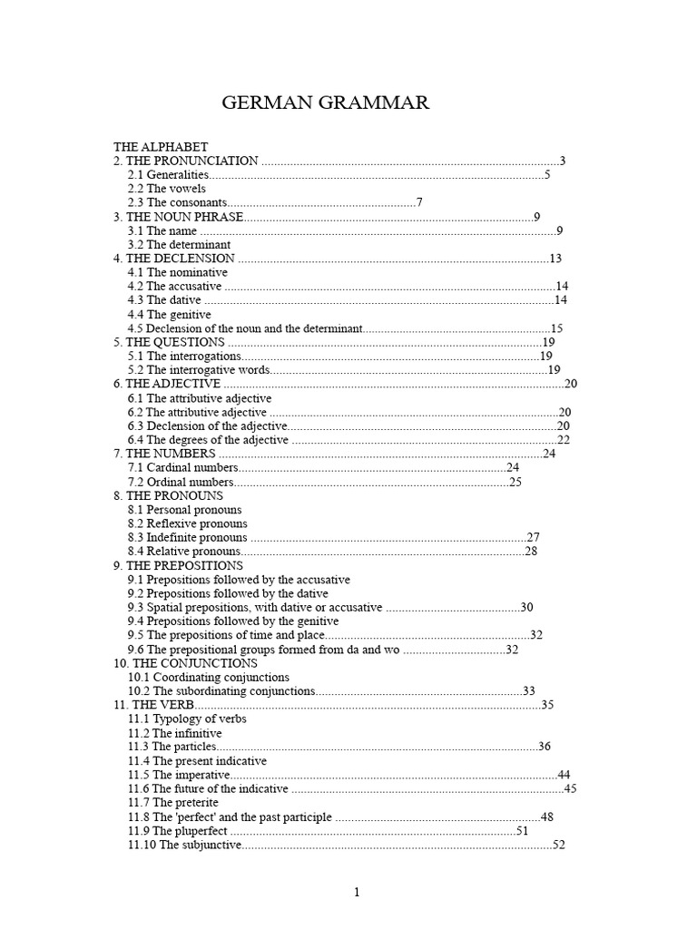 German Grammar | PDF | Grammatical Gender | Linguistics