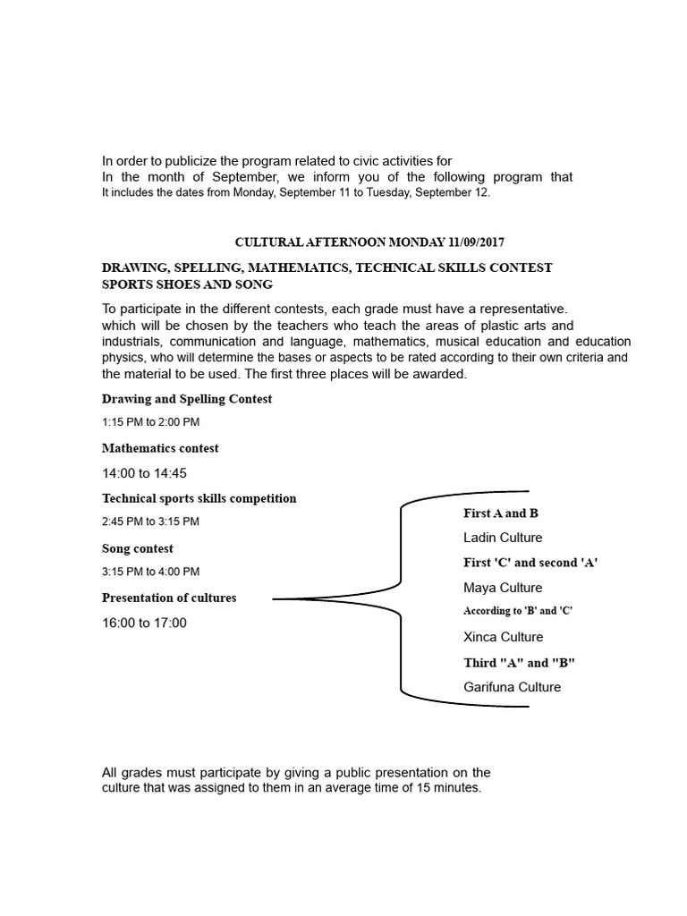 example of civic activities program | PDF