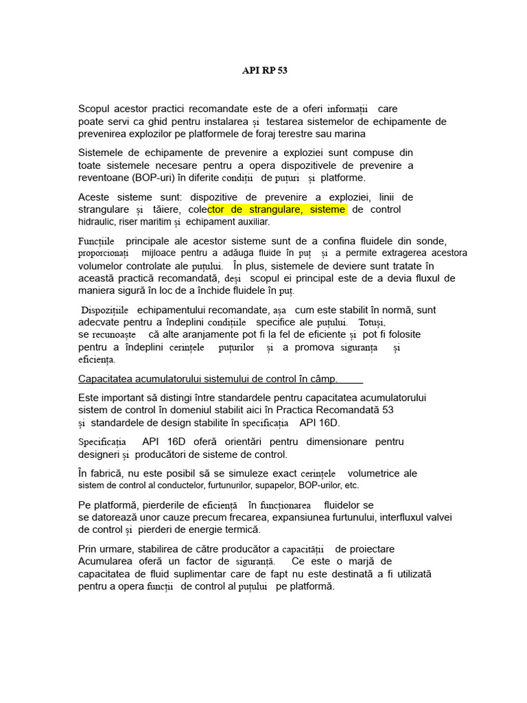 Api RP 53 | PDF