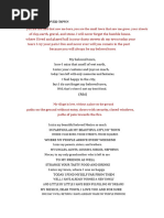 Aloha 'Oe: Lyrics and English Translation | PDF | Poetry