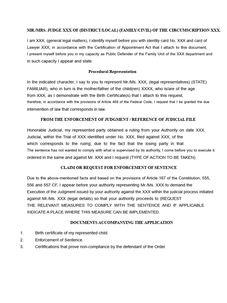 Execution Demand of Sentence | PDF | Judgment (Law) | Judge