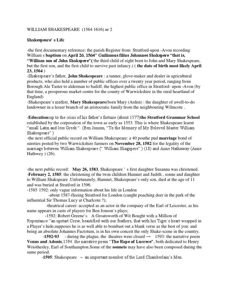 William Shakespeare | PDF | William Shakespeare | English Renaissance