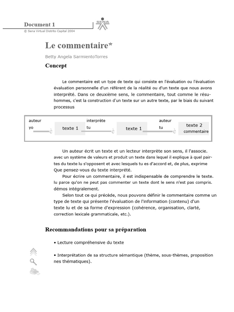 Guide sur le commentaire de texte | PDF