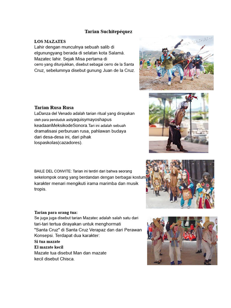 Tarian Suchitepéquez | PDF