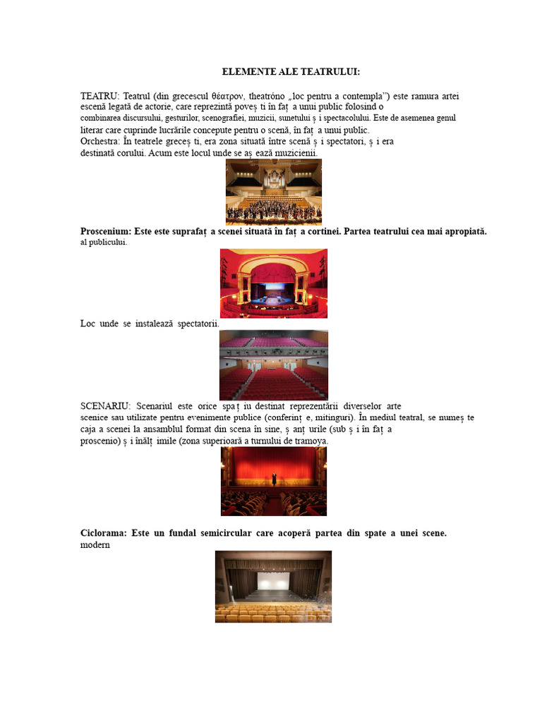 Elementele Teatrului | PDF
