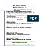 Goal Focused Questions: Assessment/Curriculum (3d)