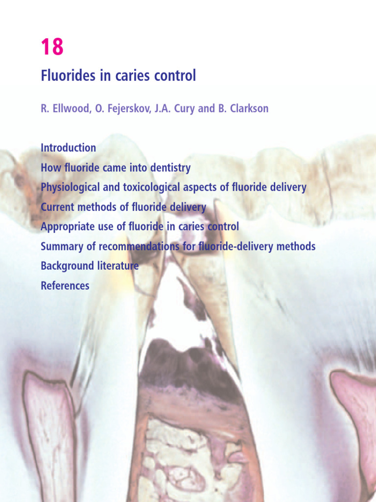 Fluoride Delivery Methods in Caries Control | PDF | Tooth Enamel | Fluoride