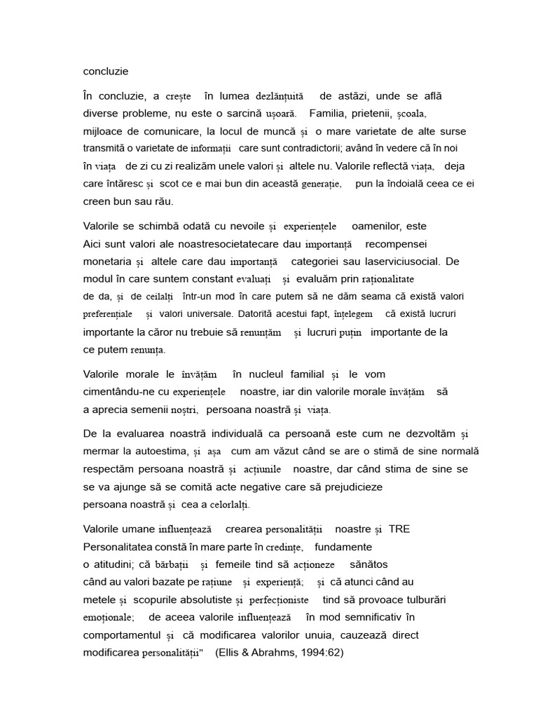 Concluzie .... | PDF