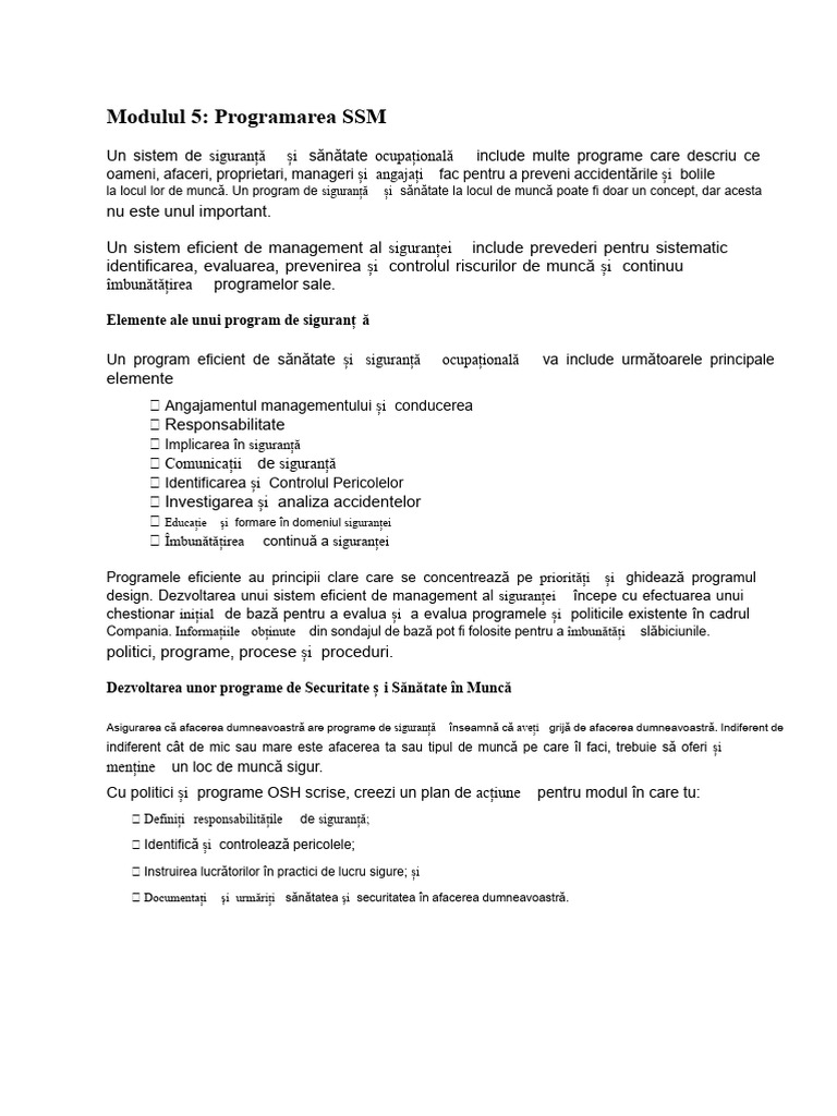 Modulul 5 (Programarea OSH) | PDF