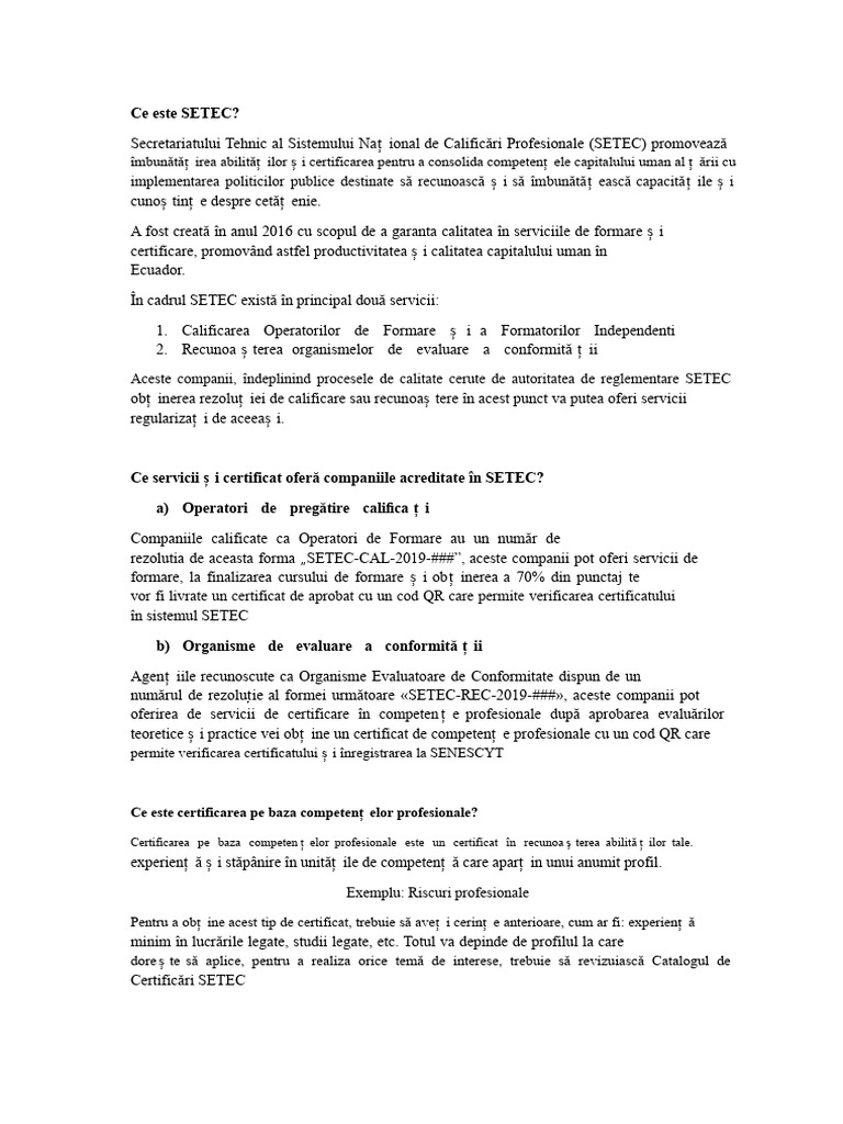Setec | PDF