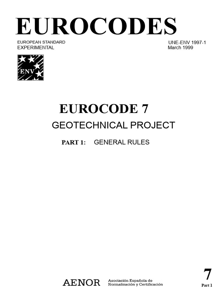 Eurocode 7. Geotechnics | PDF | Geotechnical Engineering | Structural Load