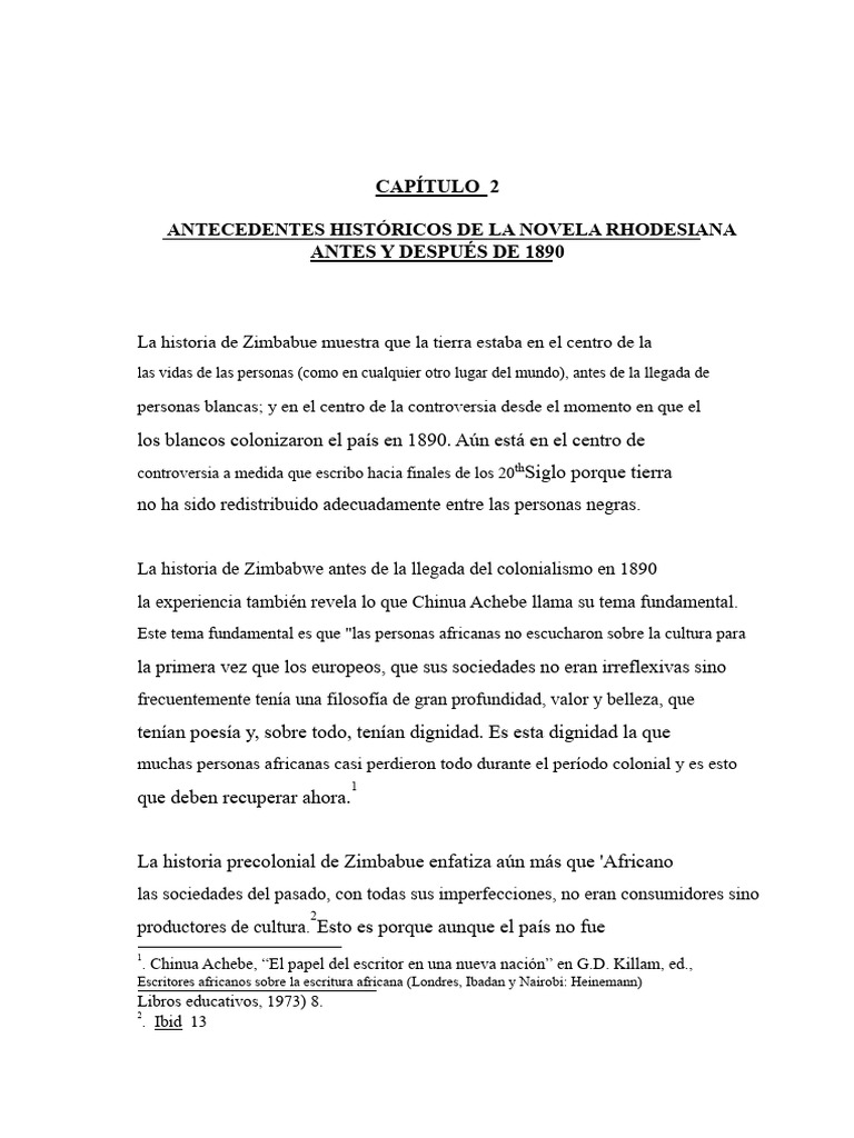 Historia de Zimbabue: Antes de 1890 | PDF | Zimbabue | Mozambique