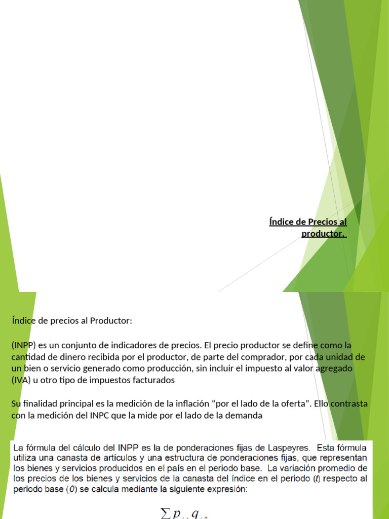 Indicesdeprecios | PDF | Precios | Producto Interno Bruto