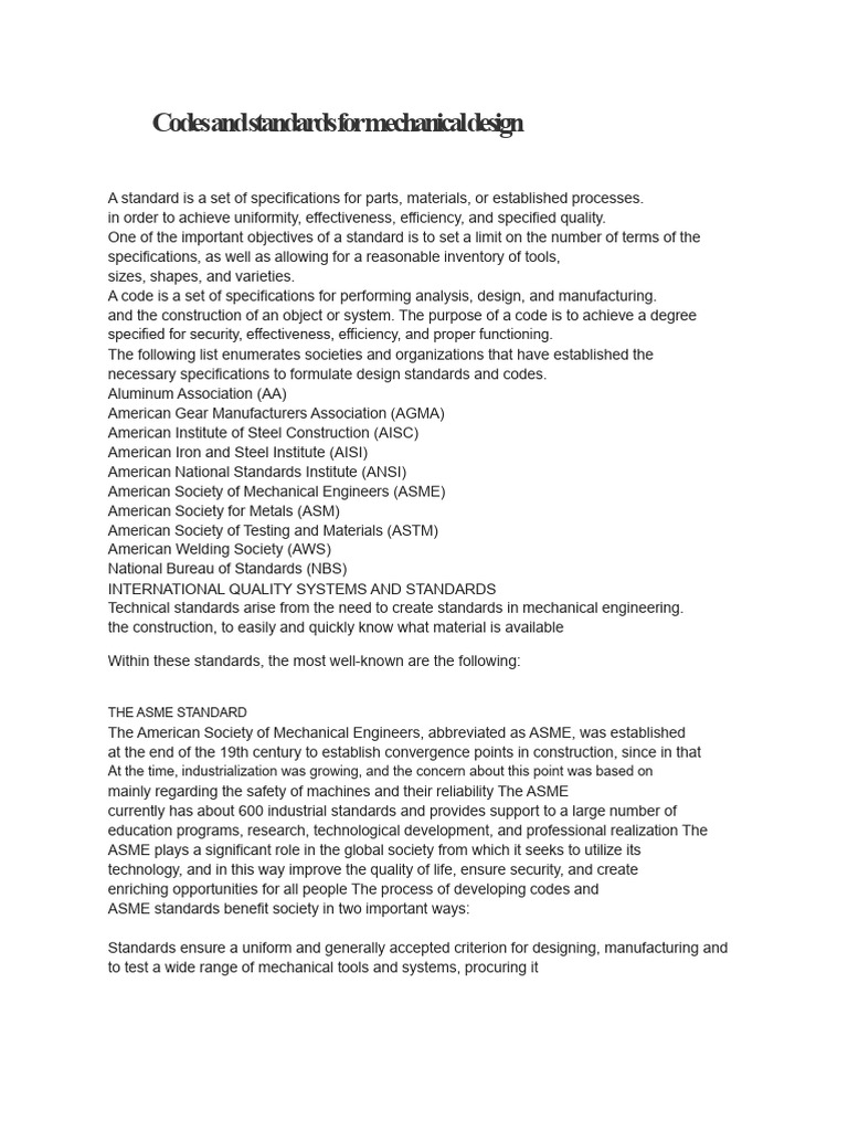 Mechanical Design Codes and Standards | PDF | Welding | Construction