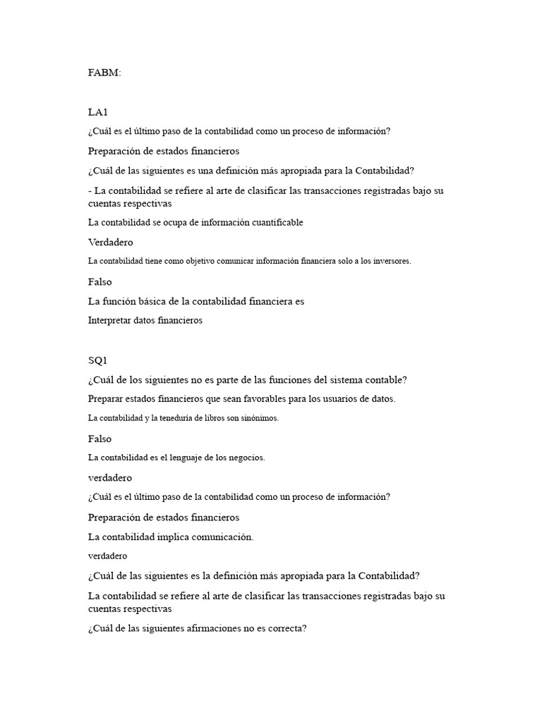 Fundamentos de Contabilidad y Finanzas | PDF | Contabilidad | Estado ...