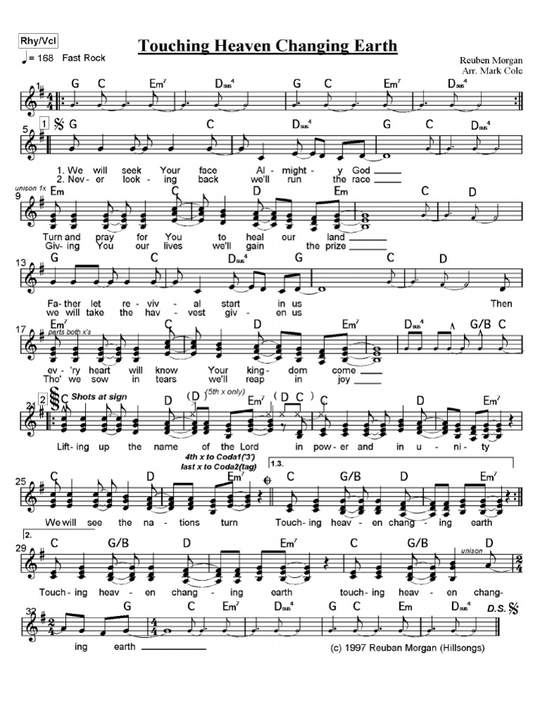 Touching Heaven Changing Earth Pdf