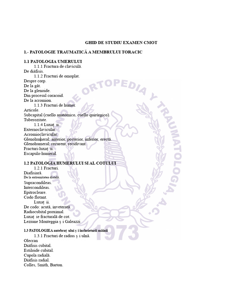 Ghid de Studiu Pentru Examenul Cmot PDF | PDF