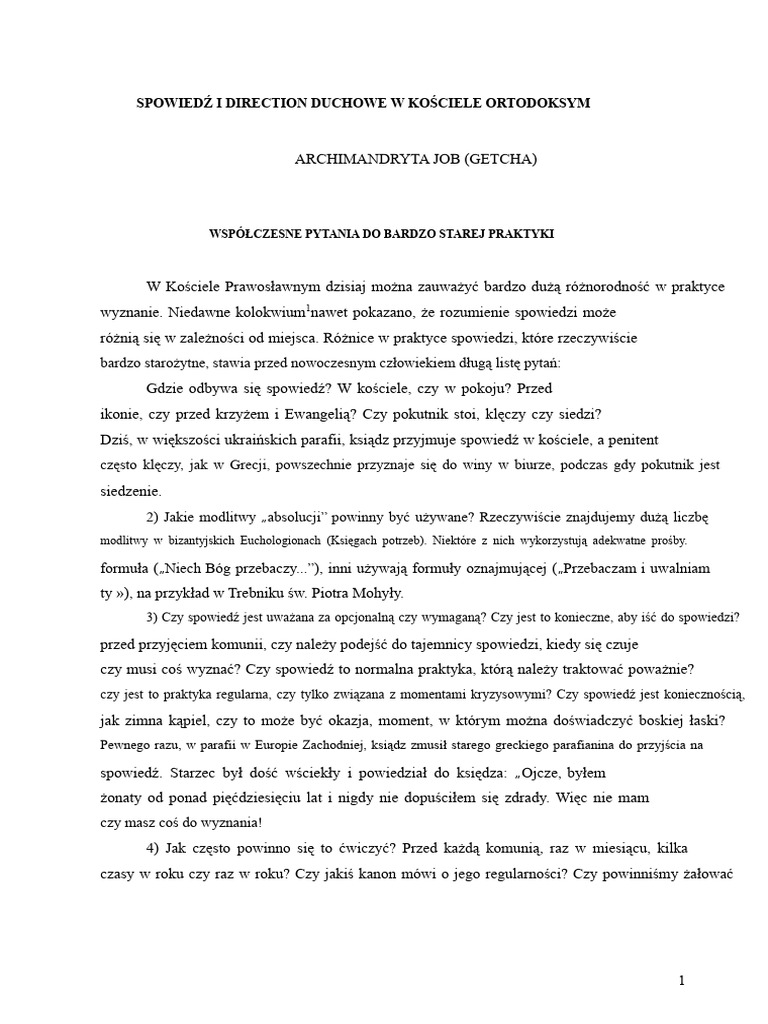 Job Getcha, Confesja PDF | PDF