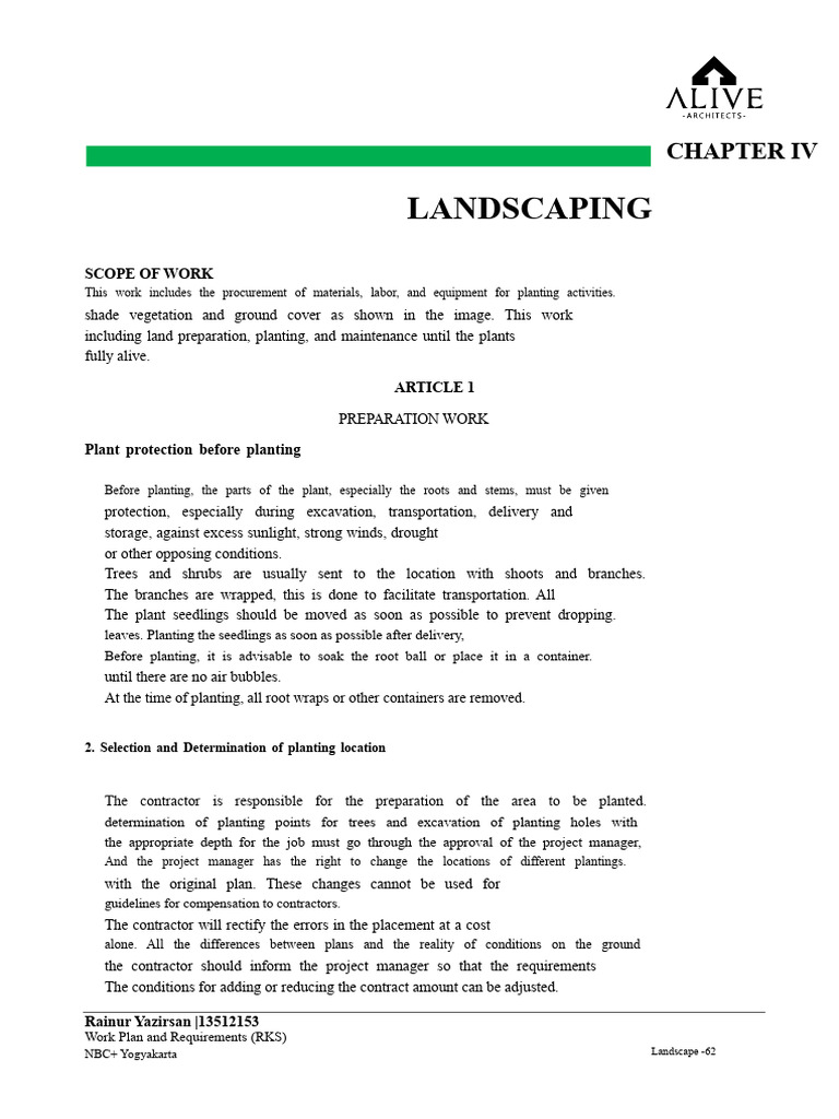 Comprehensive Landscaping Guide | PDF | Pruning | Trees