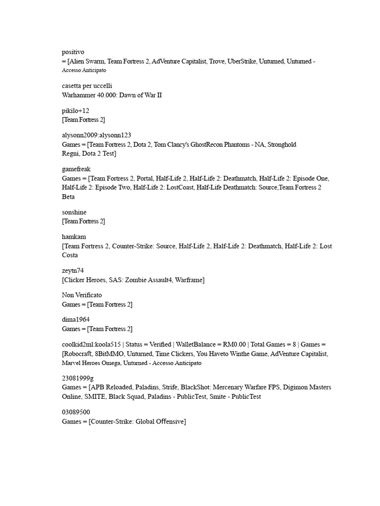 Steam Games Dataset Overview | PDF | Video Games