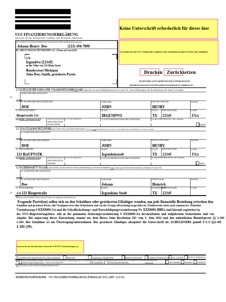 UCC 1 Original | PDF