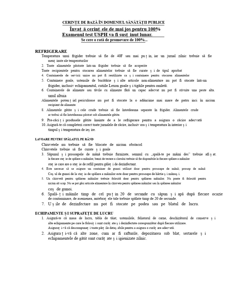 Ghidul USPH | PDF