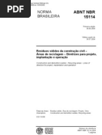 Abnt - Nbr 15114 - Residuos Solidos Na Construção Civil[1]