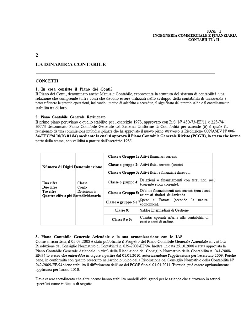 PDF-La Dinamica Contabile PDF | PDF