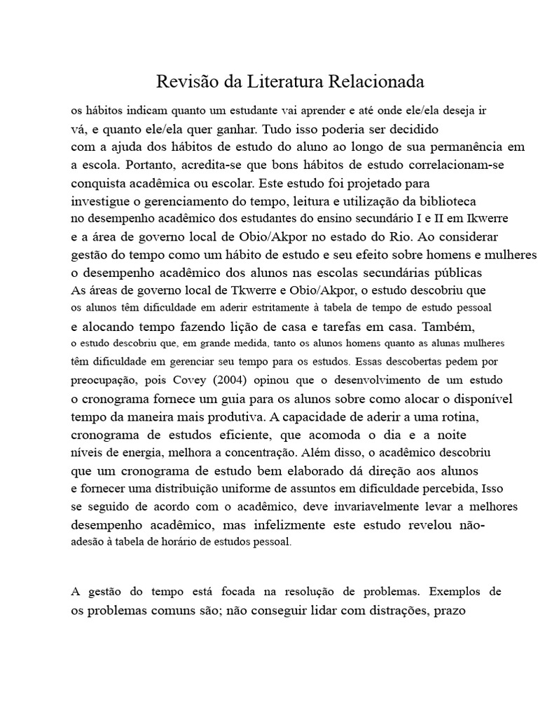 RRL-de-Gestão-do-Time | PDF | Procrastinação | Competências Profissionais