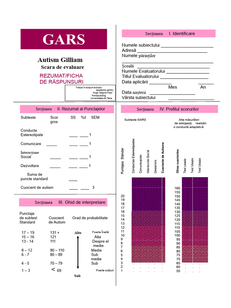 Protocoll GARS | PDF