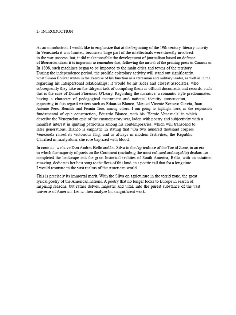Analysis of Heroic Venezuela | PDF | Venezuela | Poetry